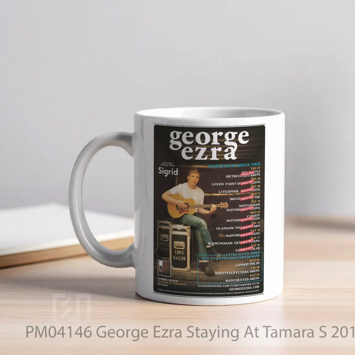 Mug George Ezra Staying At Tamara S 2019 Uk Arena Tour MPM04146 - All-side / Desain