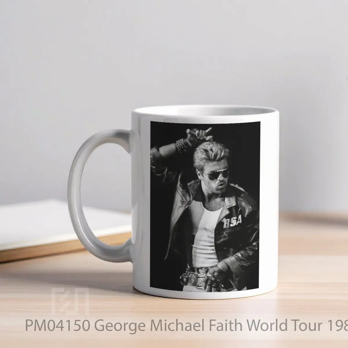 Mug George Michael Faith World Tour 1988 MPM04150 - All-side / Desain