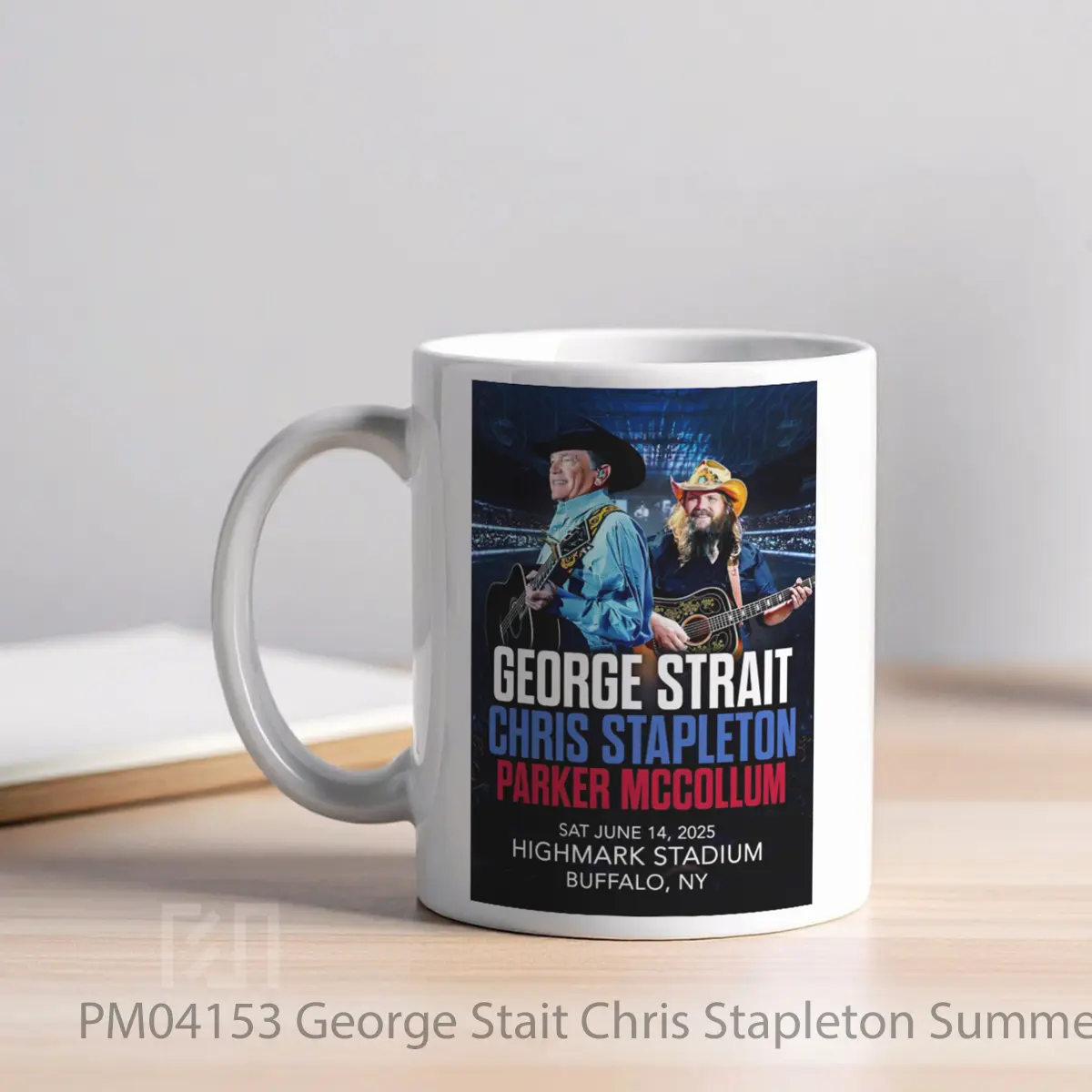 Mug George Stait Chris Stapleton Summer 2025 Tour MPM04153 - All-side / Desain
