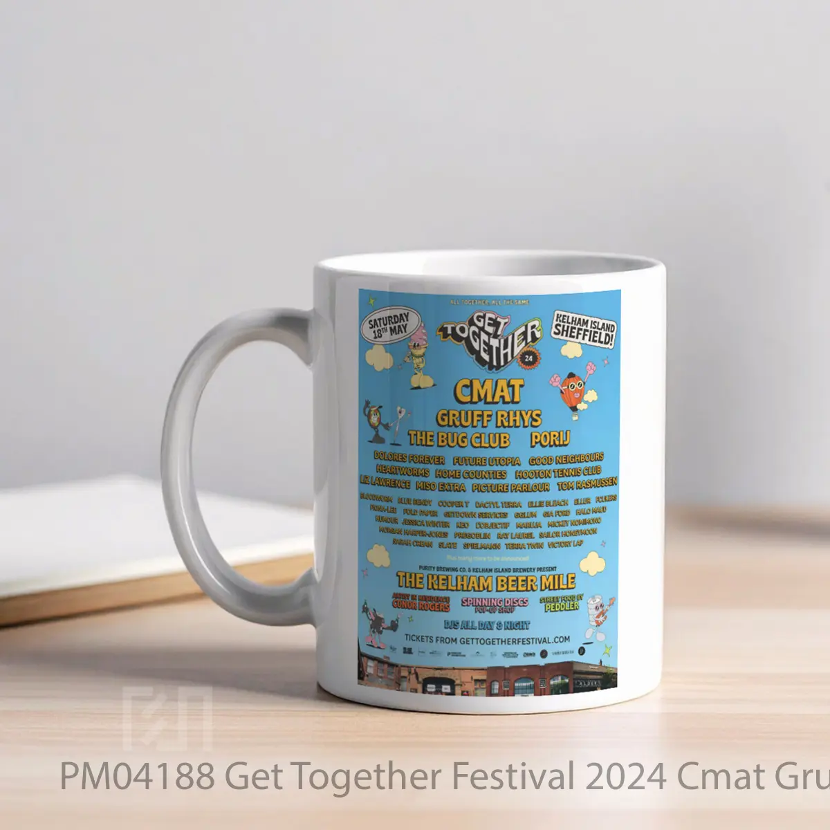 Mug Get Together Festival 2024 Cmat Gruff Rhys The Bug Club Line Up MPM04188 - All-side / Desain