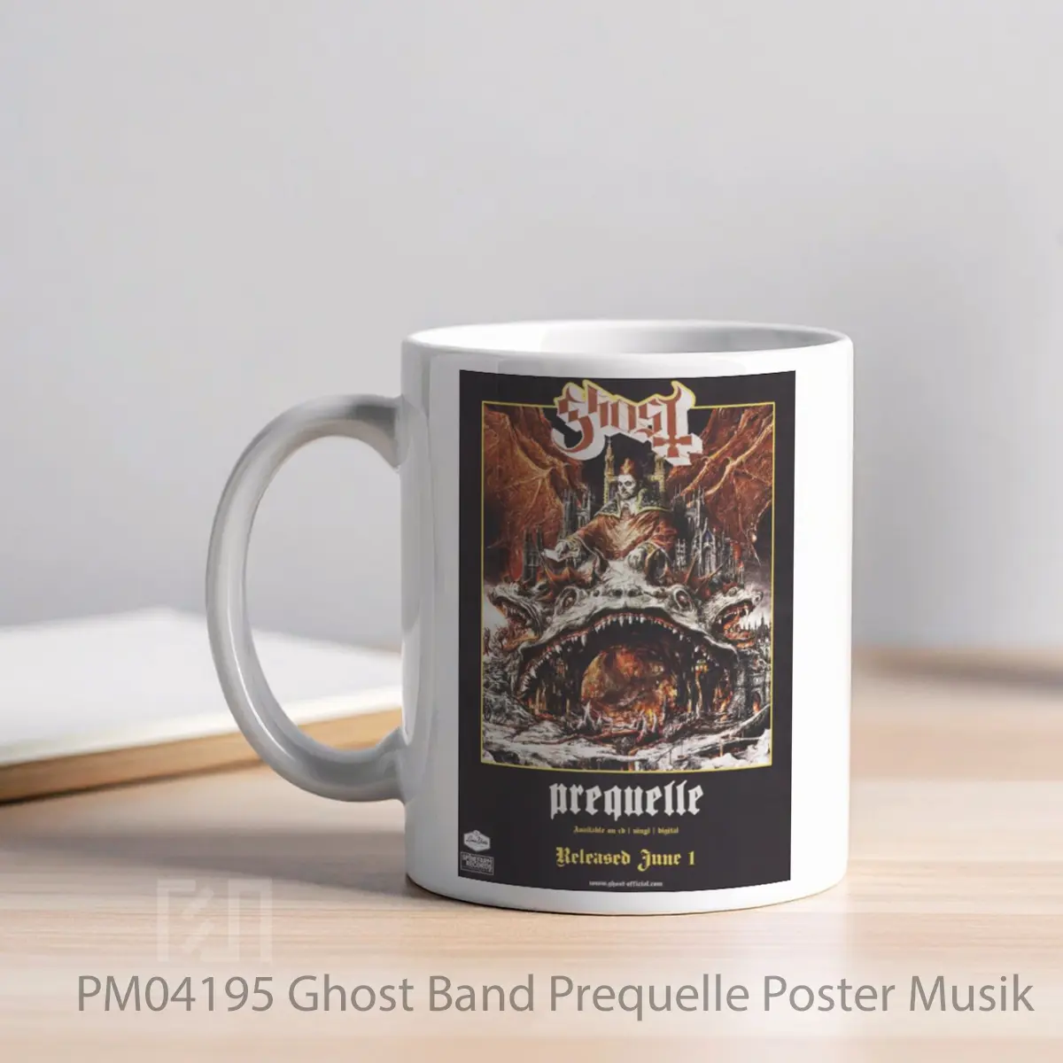 Mug Ghost Band Prequelle MPM04195 - All-side / Desain