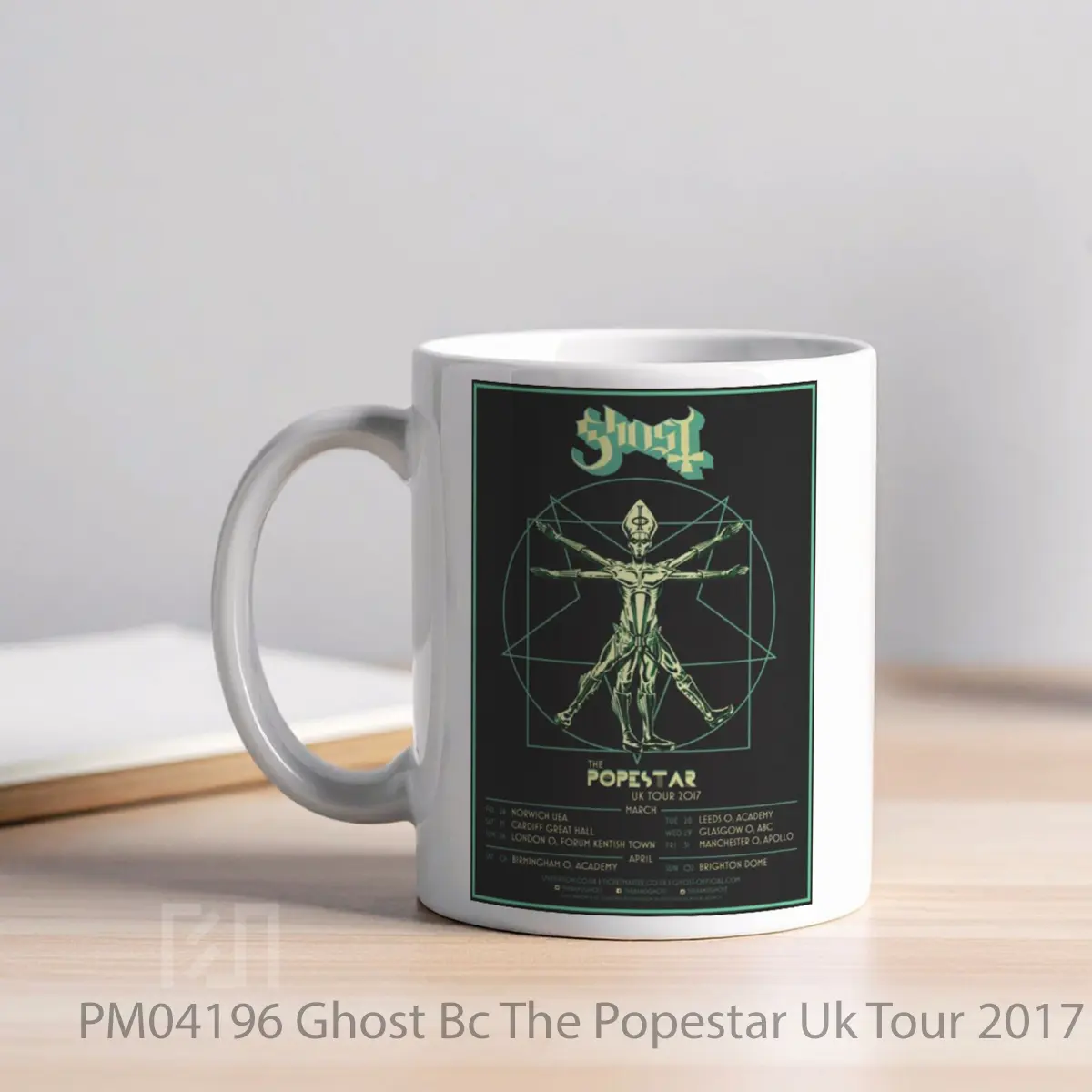 Mug Ghost Bc The Popestar Uk Tour 2017 MPM04196 - All-side / Desain