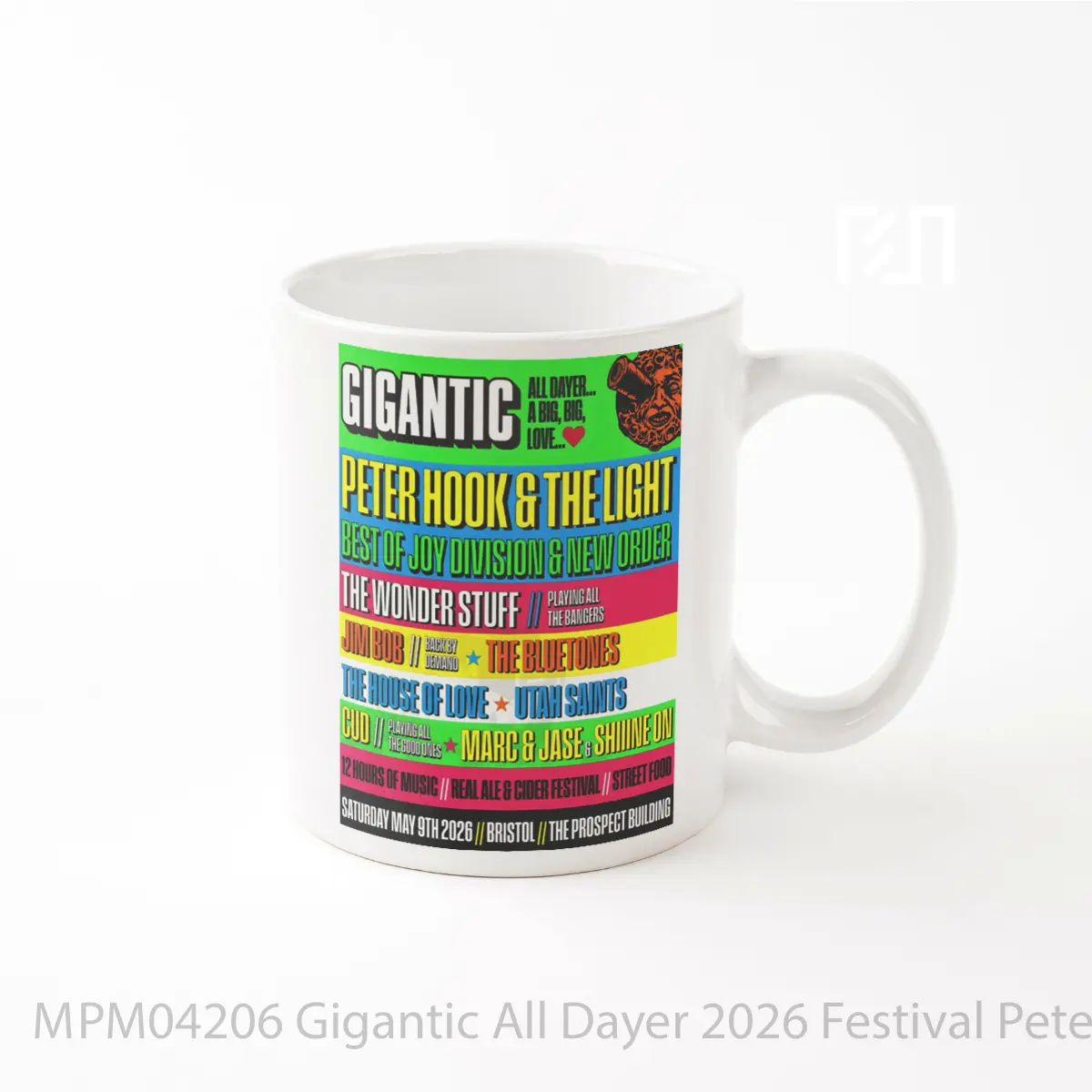 Mug Gigantic All Dayer 2026 Festival Peter Hook The MPM04206