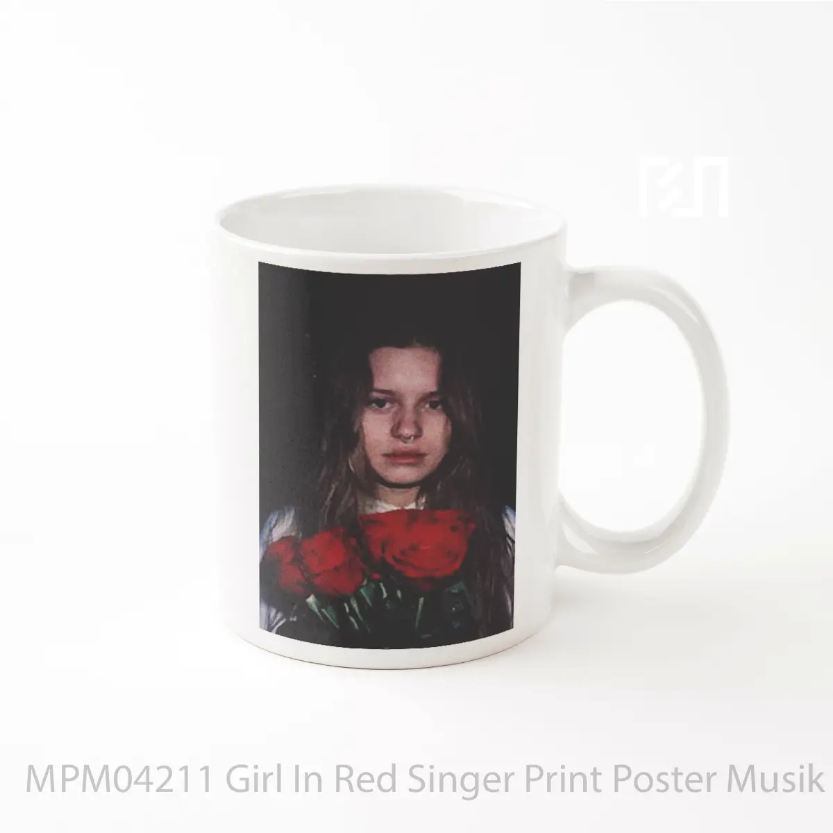 Mug Girl In Red Singer Print MPM04211