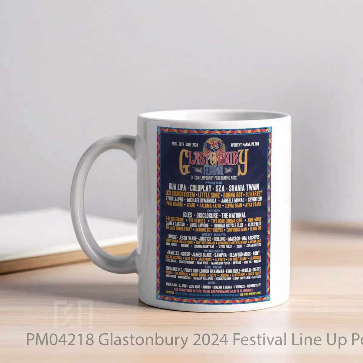 Mug Glastonbury 2024 Festival Line Up MPM04218 - All-side / Desain