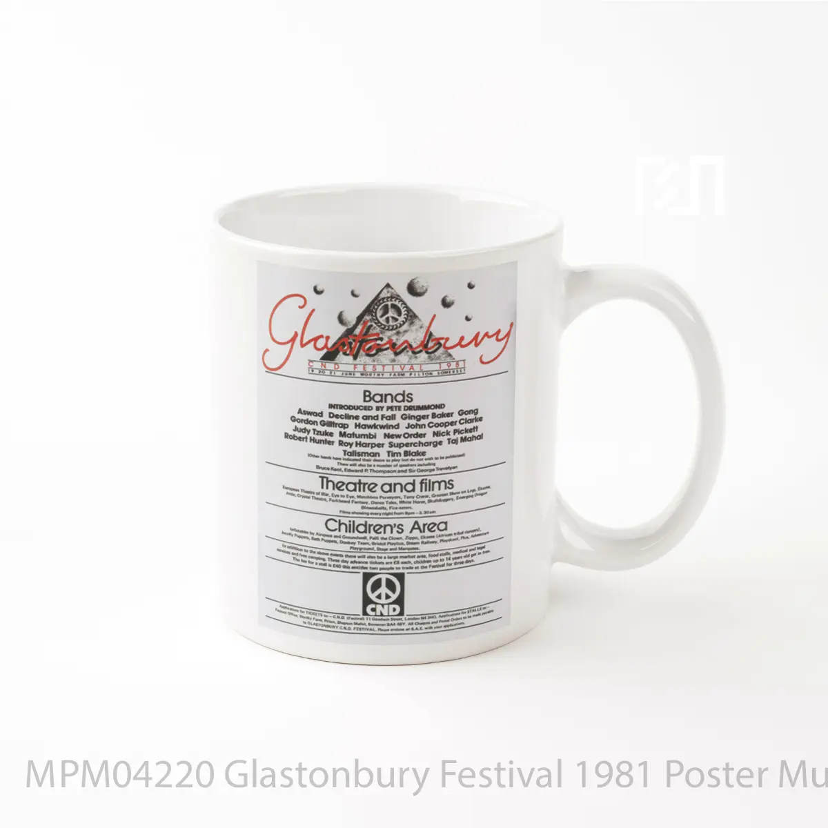 Mug Glastonbury Festival 1981 MPM04220