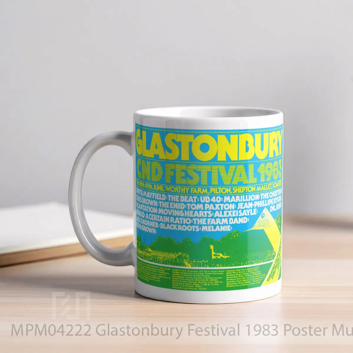 Mug Glastonbury Festival 1983 MPM04222 - All-side / Desain