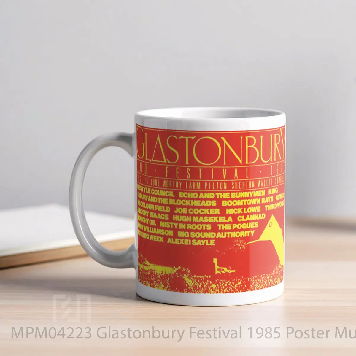 Mug Glastonbury Festival 1985 MPM04223 - All-side / Desain