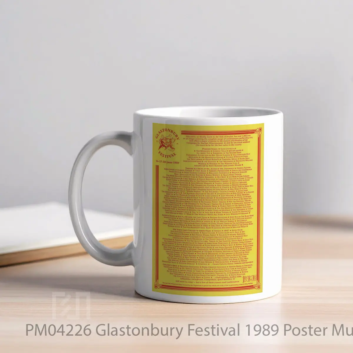 Mug Glastonbury Festival 1989 MPM04226 - All-side / Desain