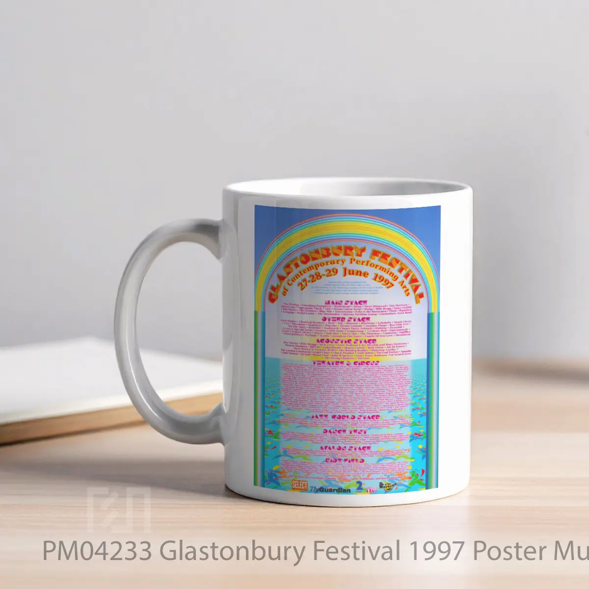 Mug Glastonbury Festival 1997 MPM04233 - All-side / Desain