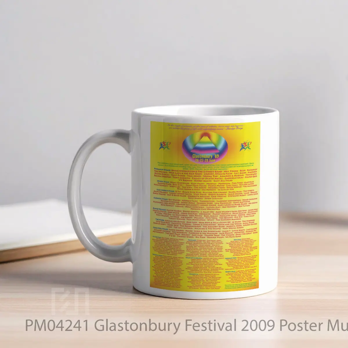 Mug Glastonbury Festival 2009 MPM04241 - All-side / Desain