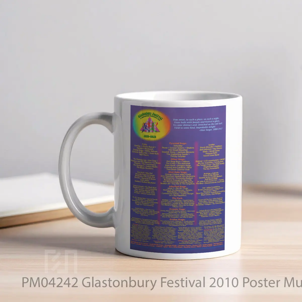 Mug Glastonbury Festival 2010 MPM04242 - All-side / Desain