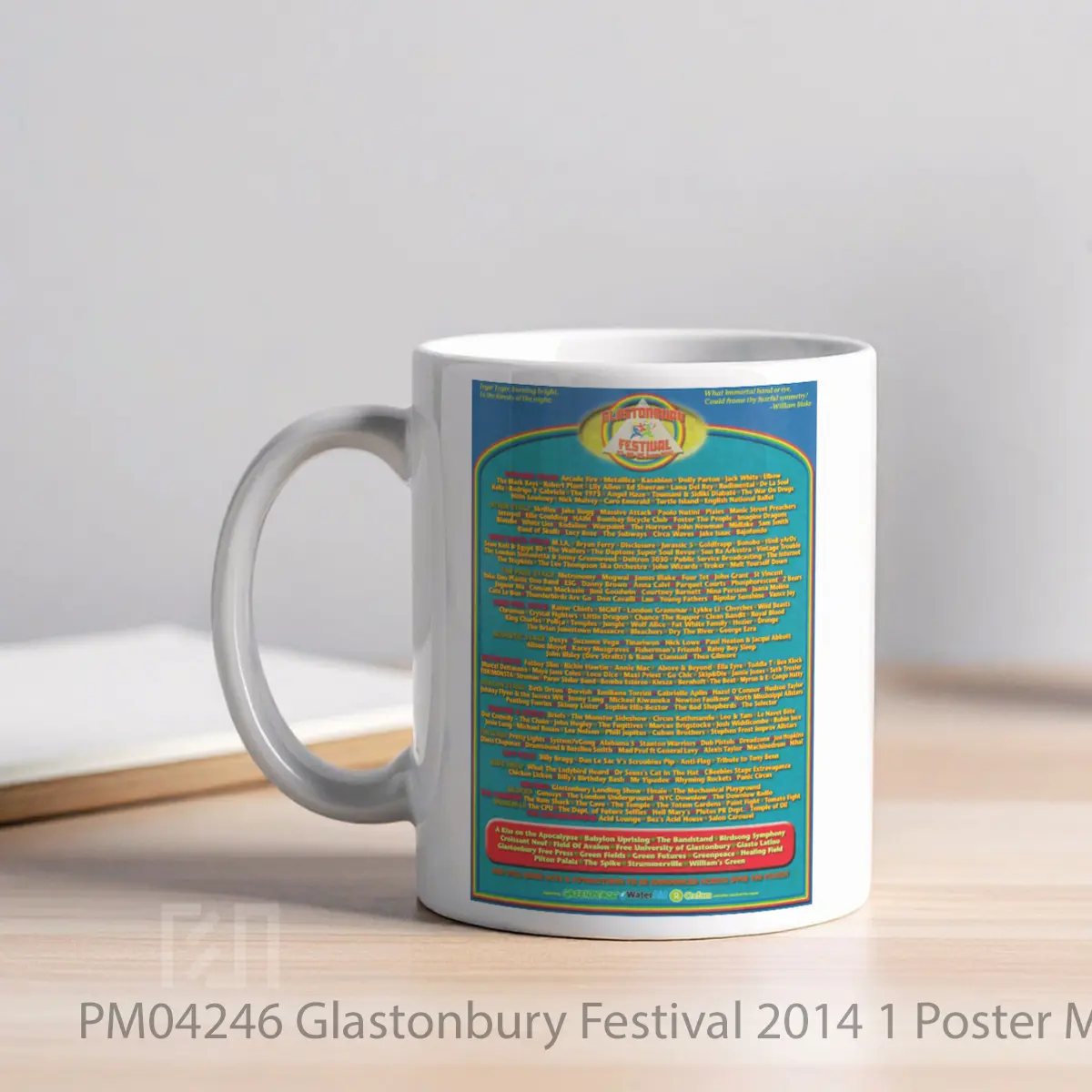 Mug Glastonbury Festival 2014 1 MPM04246 - All-side / Desain