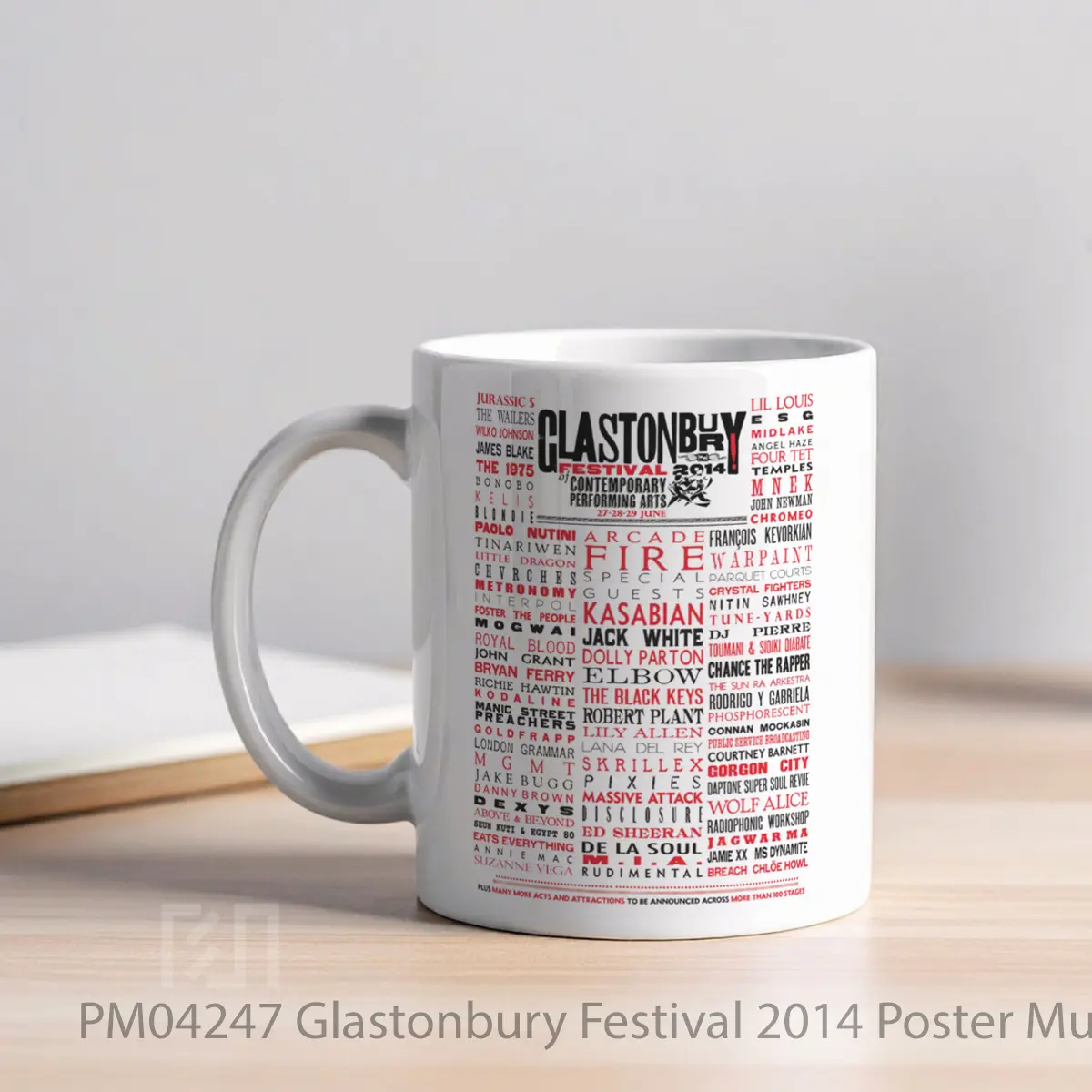 Mug Glastonbury Festival 2014 MPM04247 - All-side / Desain