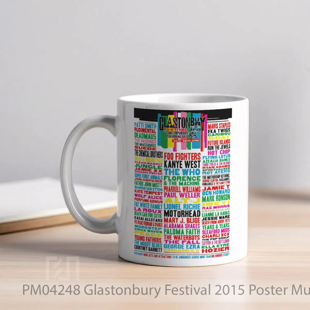 Mug Glastonbury Festival 2015 MPM04248 - All-side / Desain
