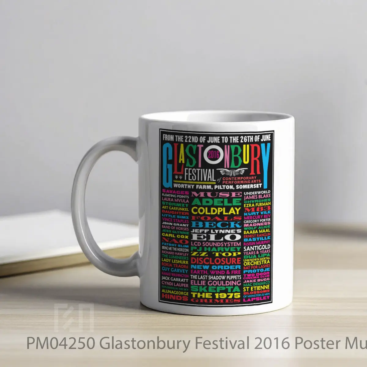 Mug Glastonbury Festival 2016 MPM04250 - All-side / Desain