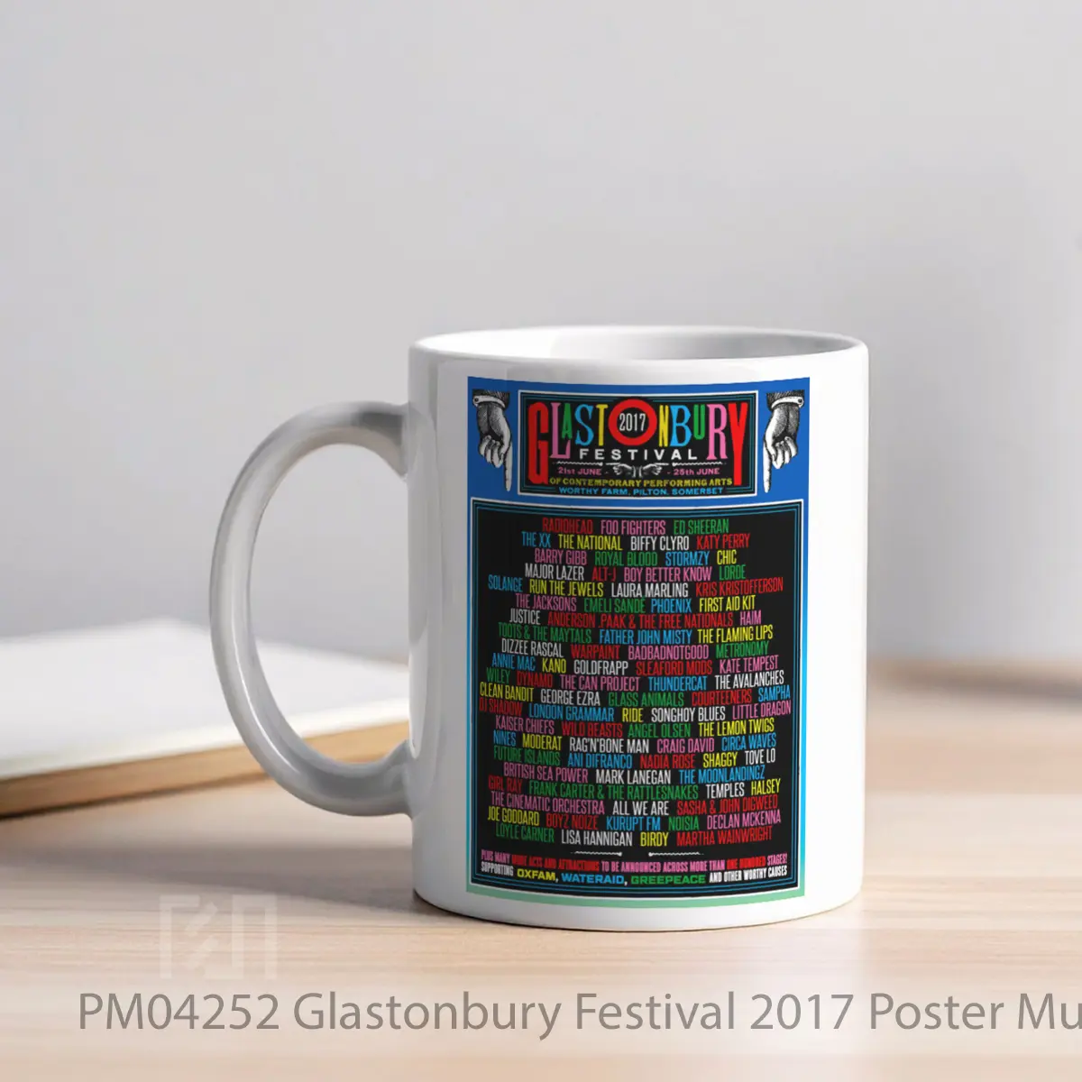 Mug Glastonbury Festival 2017 MPM04252 - All-side / Desain