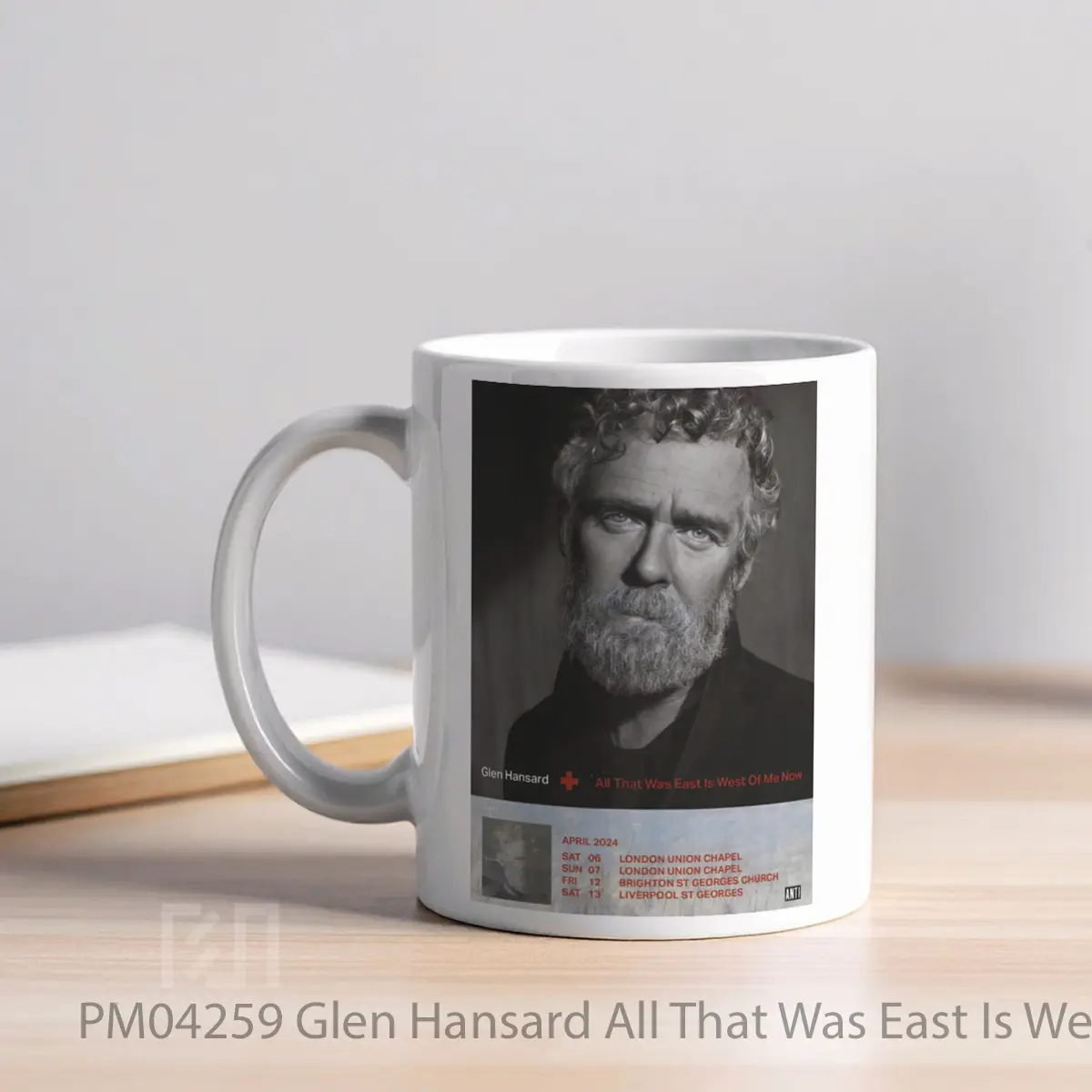 Mug Glen Hansard All That Was East Is West Of Me Now Uk Tour 2024 MPM04259 - All-side / Desain