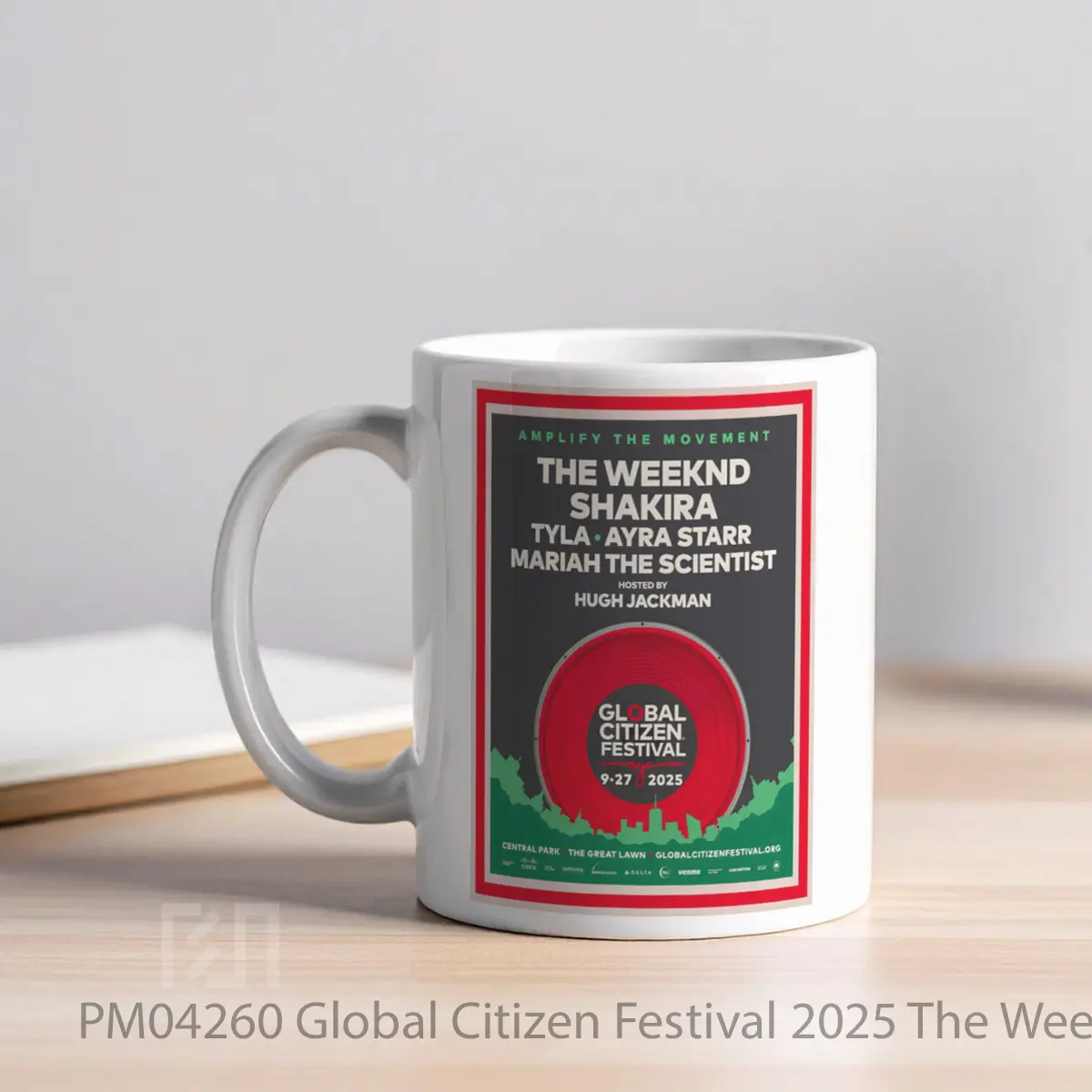 Mug Global Citizen Festival 2025 The Weeknd MPM04260 - All-side / Desain