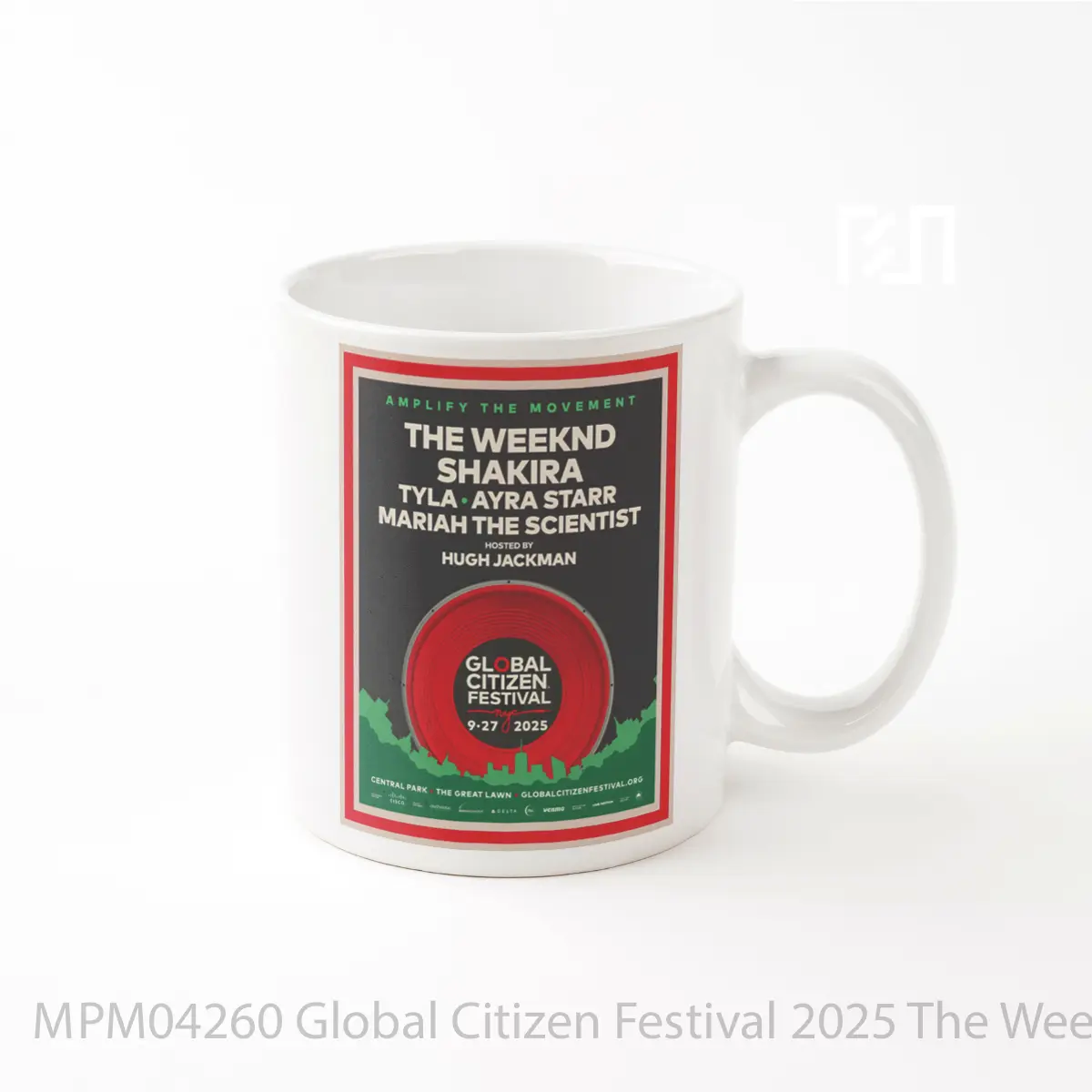 Mug Global Citizen Festival 2025 The Weeknd MPM04260