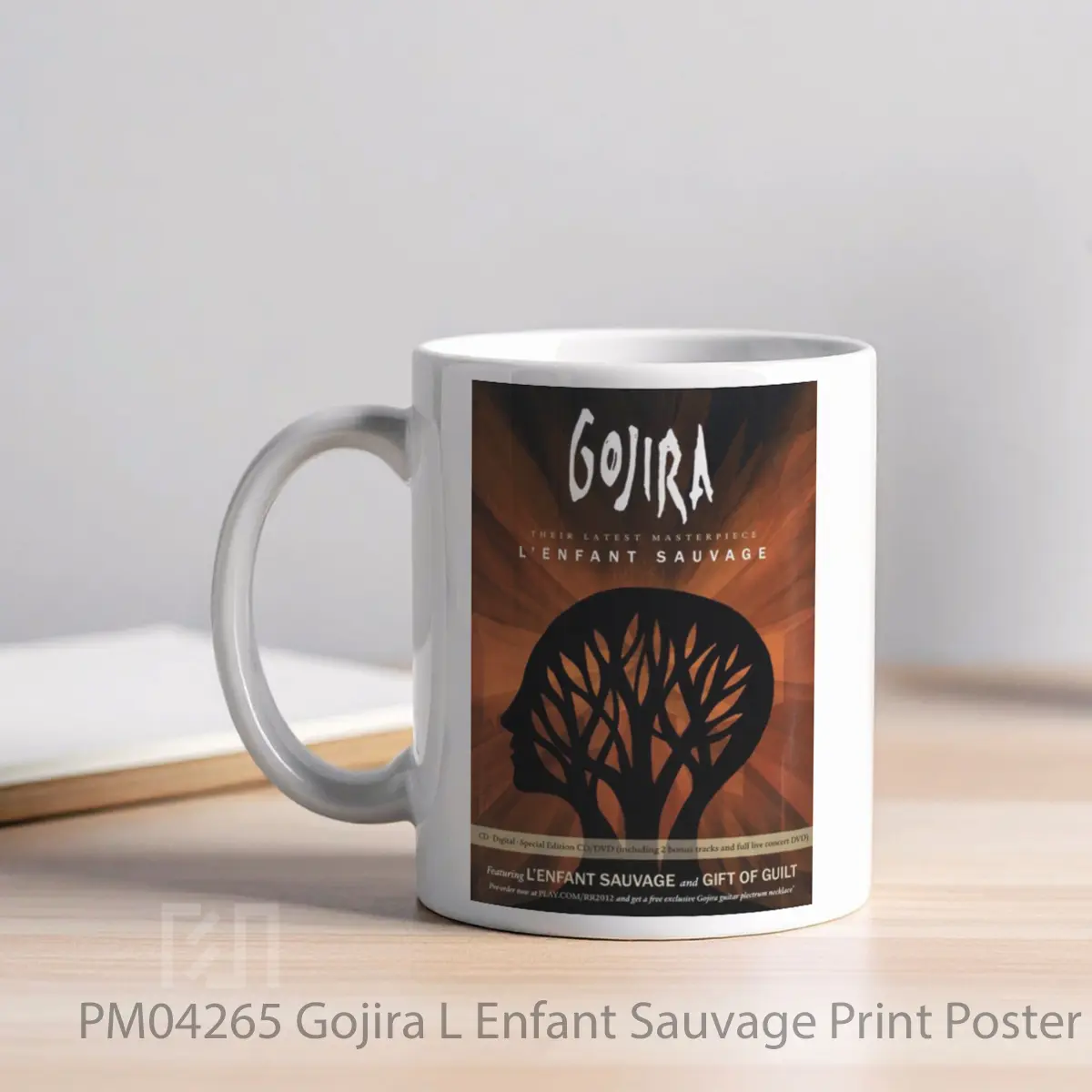 Mug Gojira L Enfant Sauvage Print MPM04265 - All-side / Desain