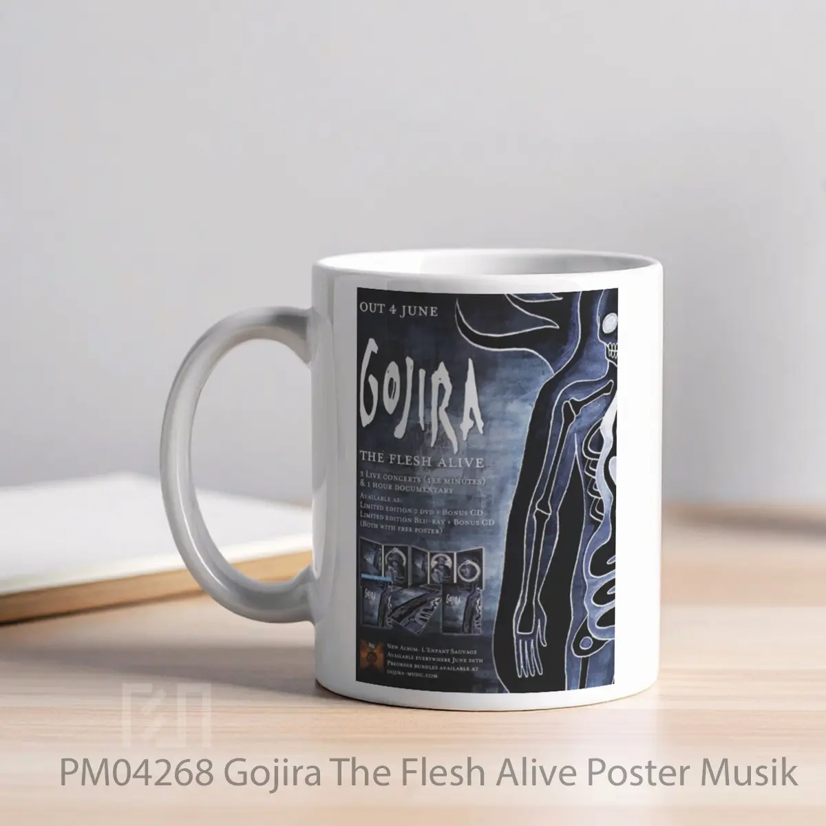 Mug Gojira The Flesh Alive MPM04268 - All-side / Desain