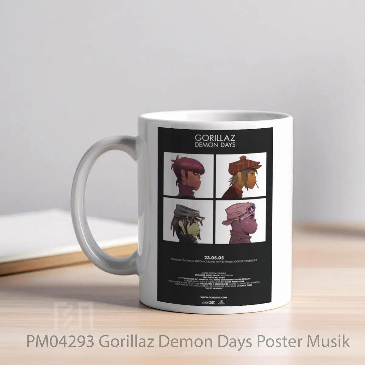 Mug Gorillaz Demon Days MPM04293 - All-side / Desain