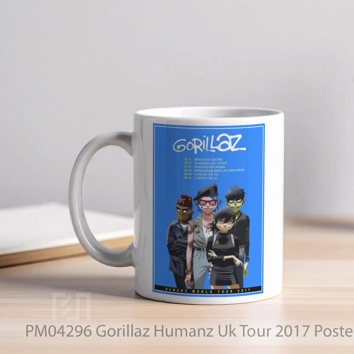 Mug Gorillaz Humanz Uk Tour 2017 MPM04296 - All-side / Desain