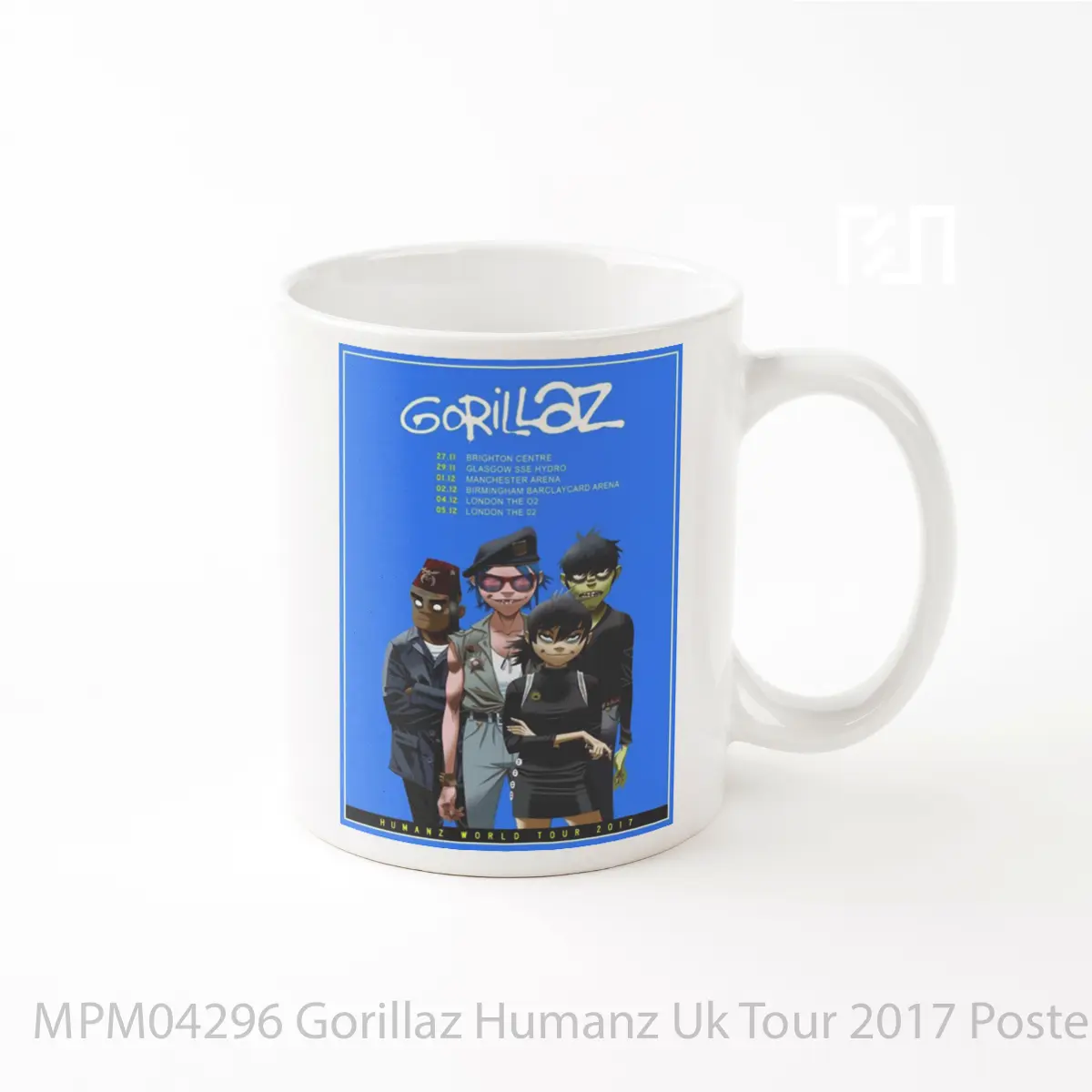 Mug Gorillaz Humanz Uk Tour 2017 MPM04296