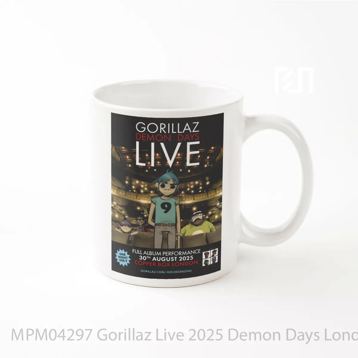 Mug Gorillaz Live 2025 Demon Days London Copper Box MPM04297