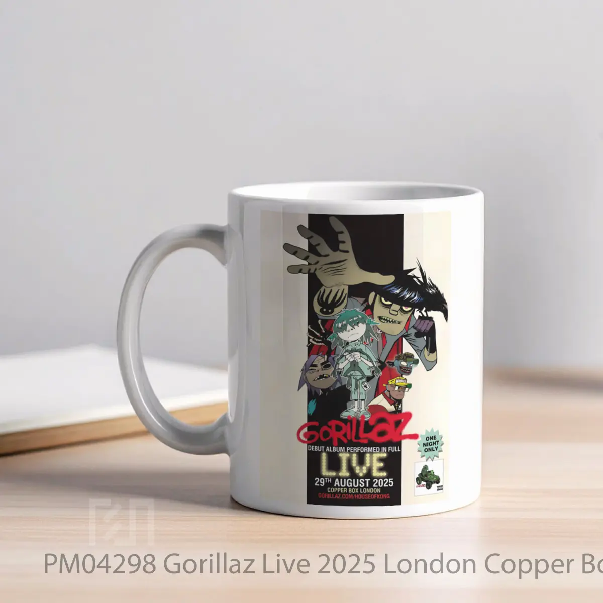 Mug Gorillaz Live 2025 London Copper Box Tour MPM04298 - All-side / Desain