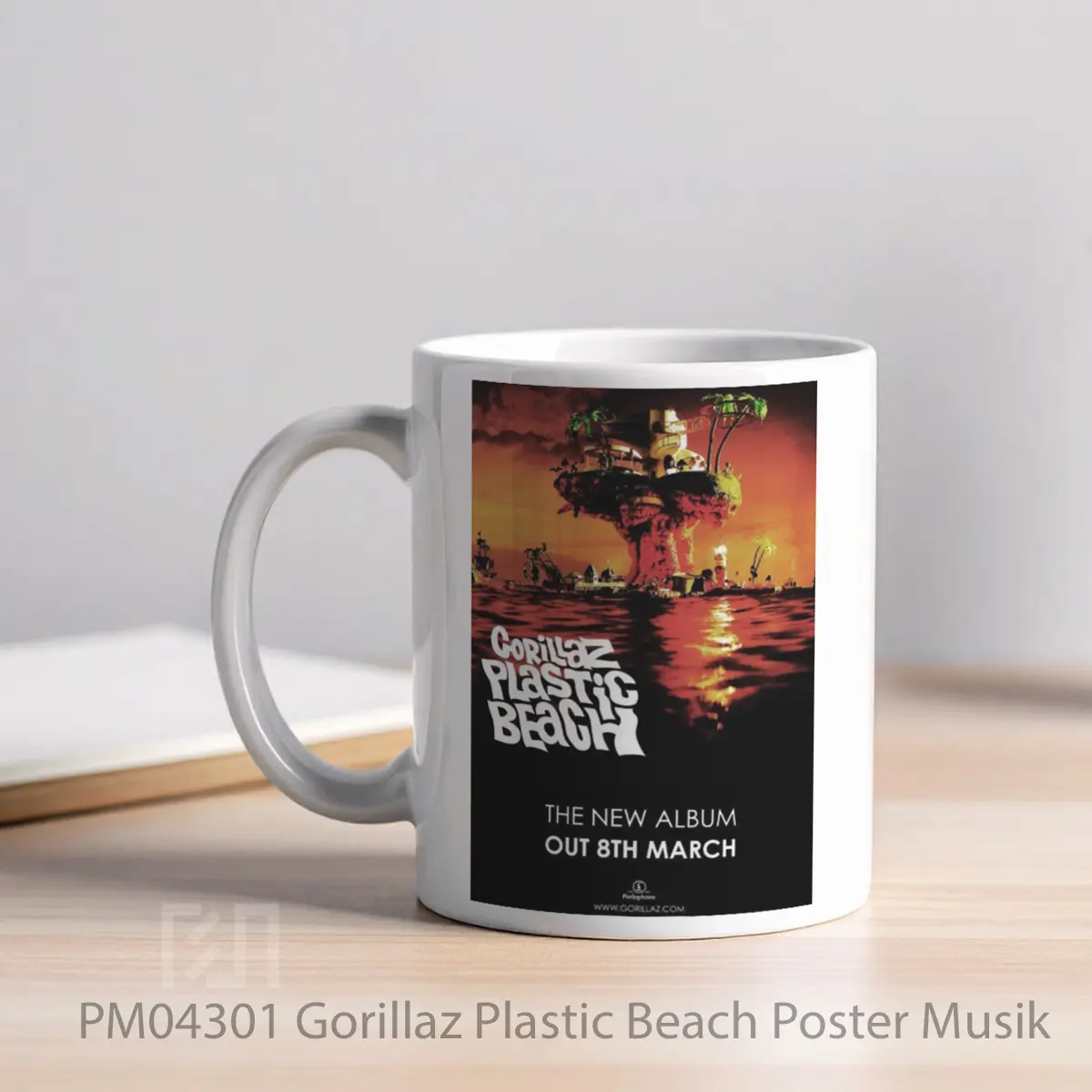 Mug Gorillaz Plastic Beach MPM04301 - All-side / Desain