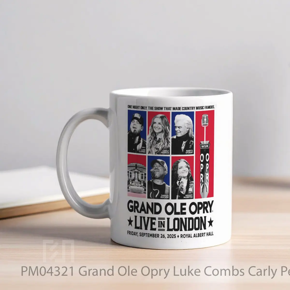 Mug Grand Ole Opry Luke Combs Carly Pearce Marty Stuart MPM04321 - All-side / Desain
