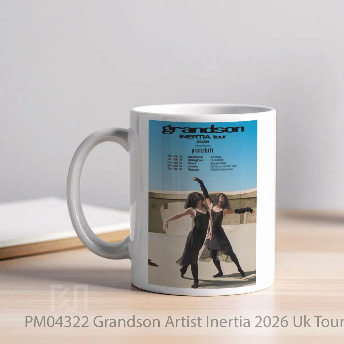 Mug Grandson Artist Inertia 2026 Uk Tour MPM04322 - All-side / Desain