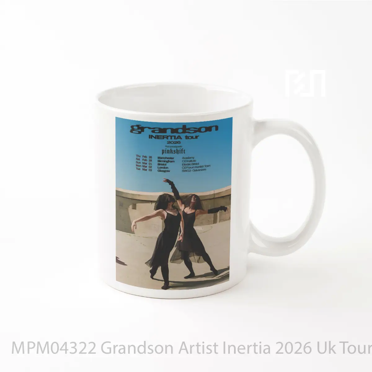 Mug Grandson Artist Inertia 2026 Uk Tour MPM04322