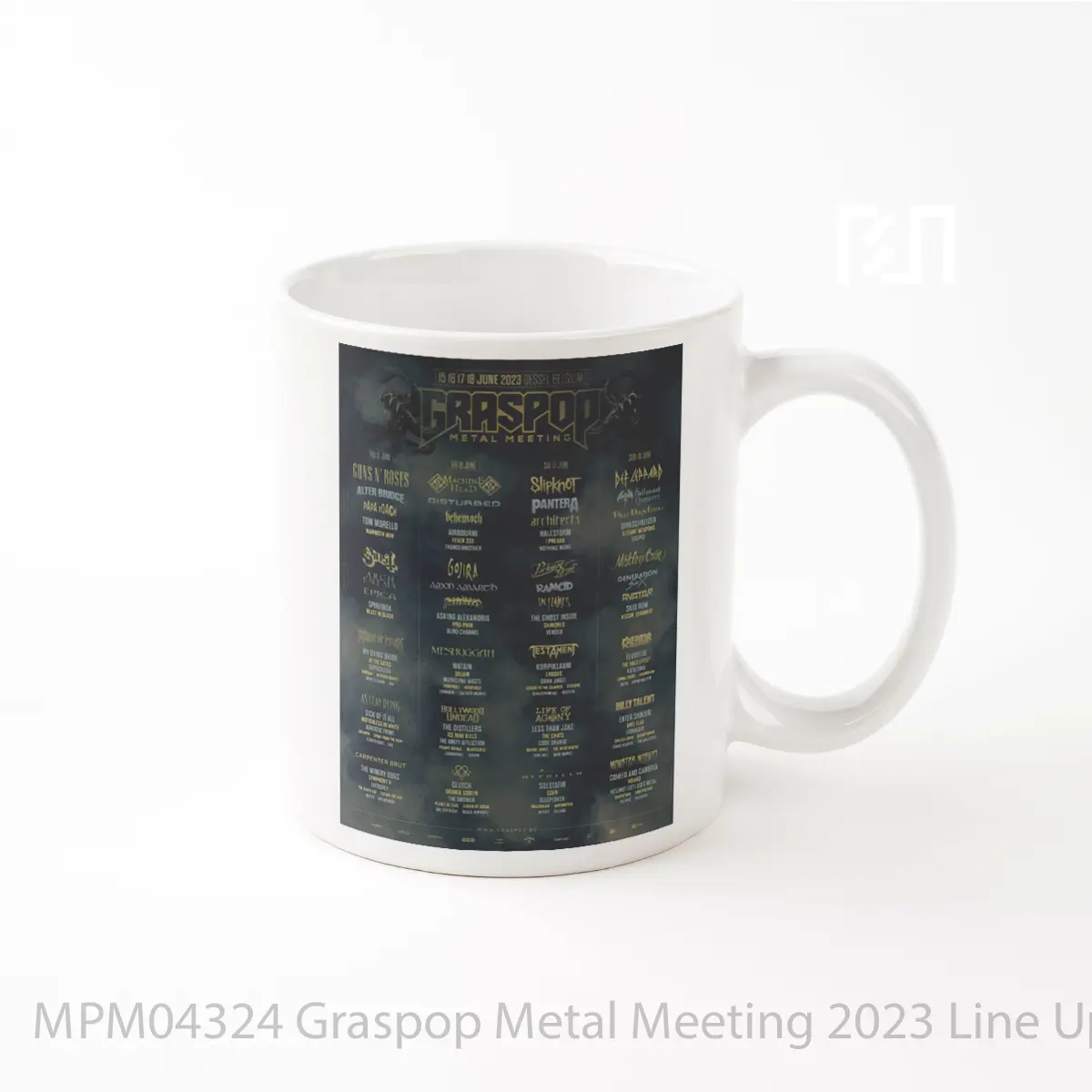 Mug Graspop Metal Meeting 2023 Line Up MPM04324