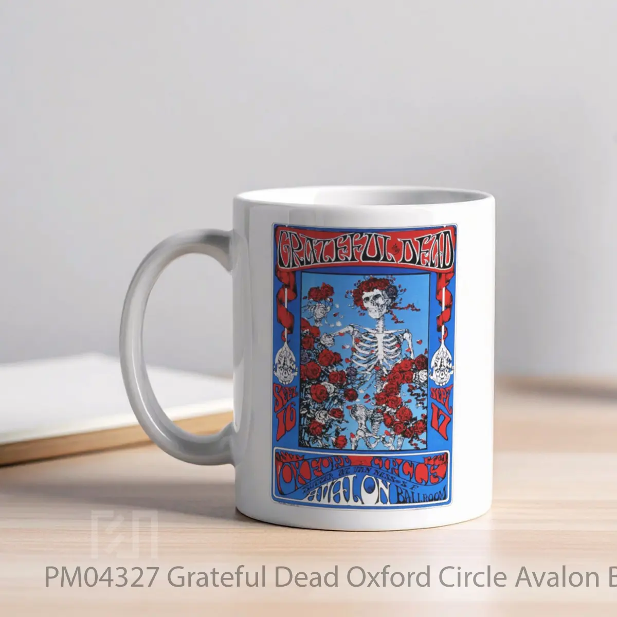 Mug Grateful Dead Oxford Circle Avalon Ballroom MPM04327 - All-side / Desain