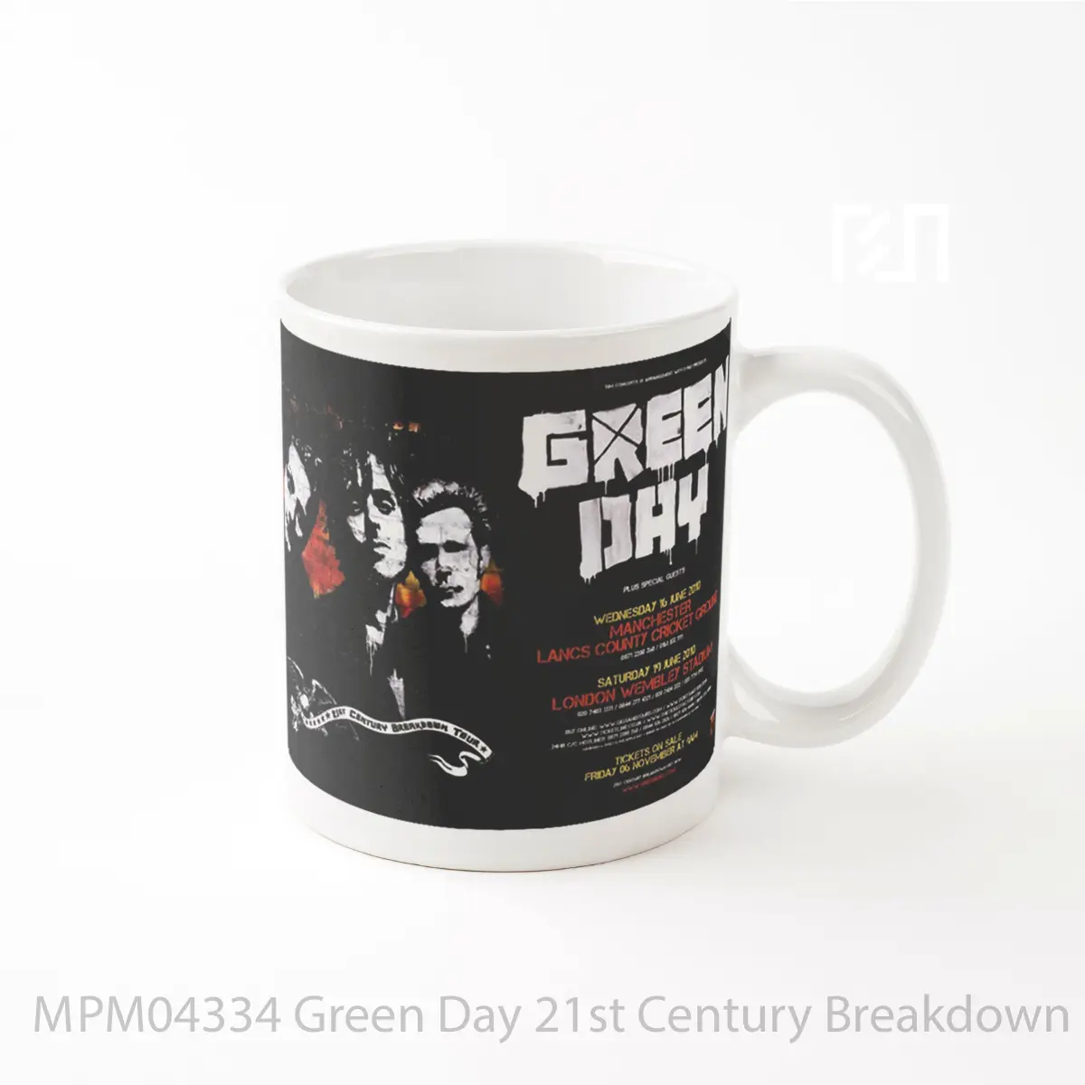 Mug Green Day 21st Century Breakdown Uk Tour 2010 MPM04334