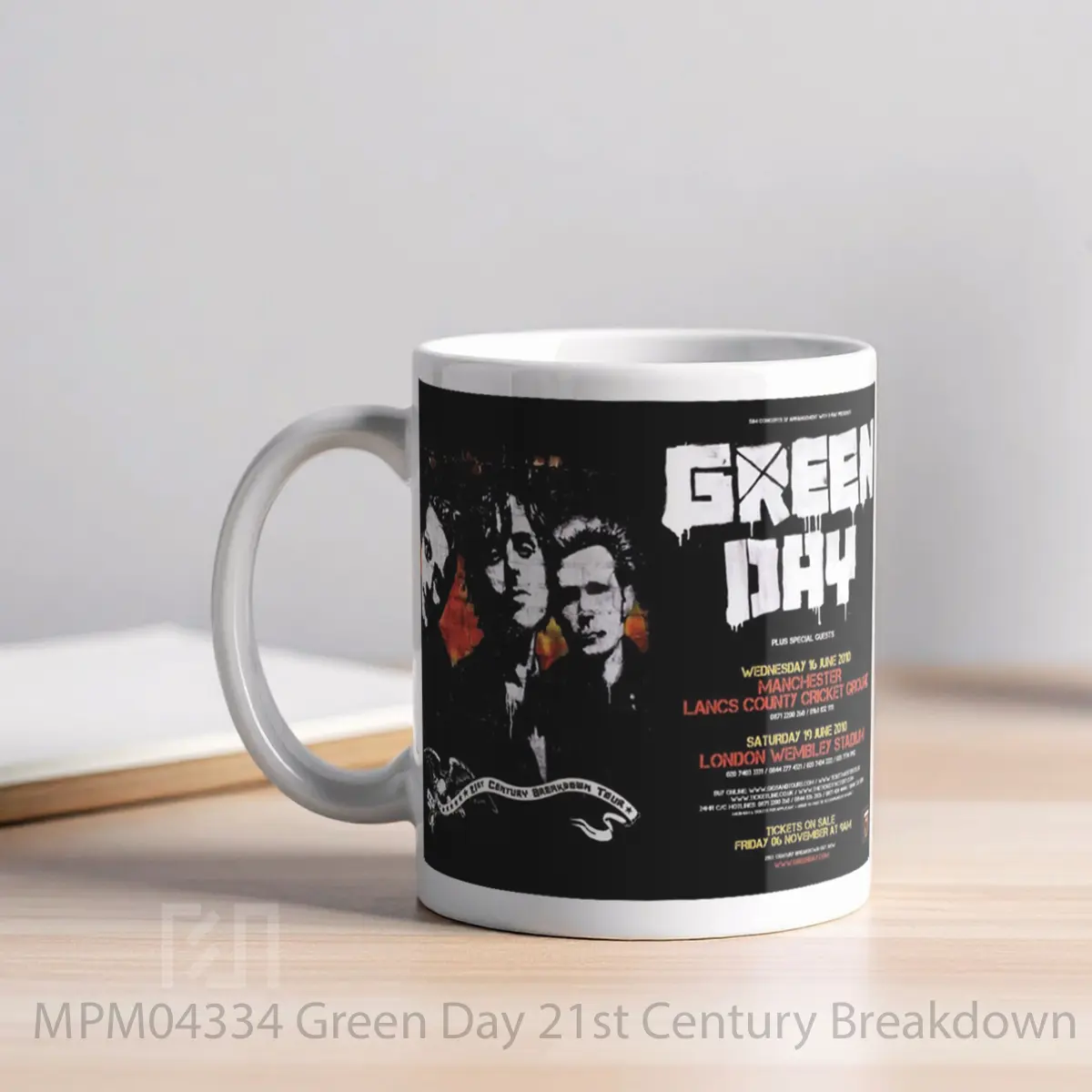 Mug Green Day 21st Century Breakdown Uk Tour 2010 MPM04334 - All-side / Desain