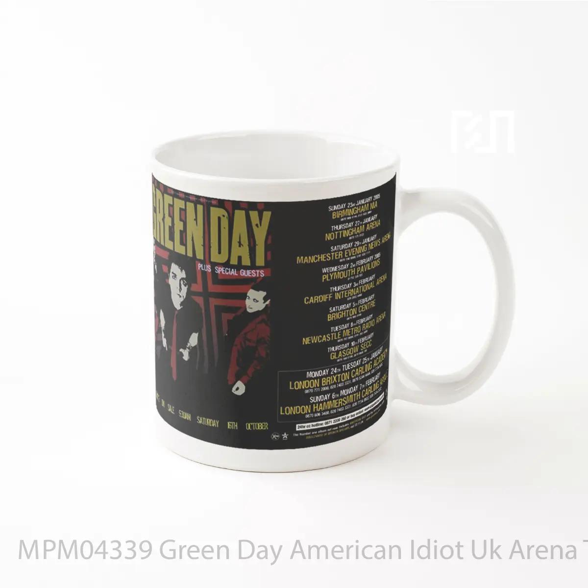 Mug Green Day American Idiot Uk Arena Tour 2005 MPM04339