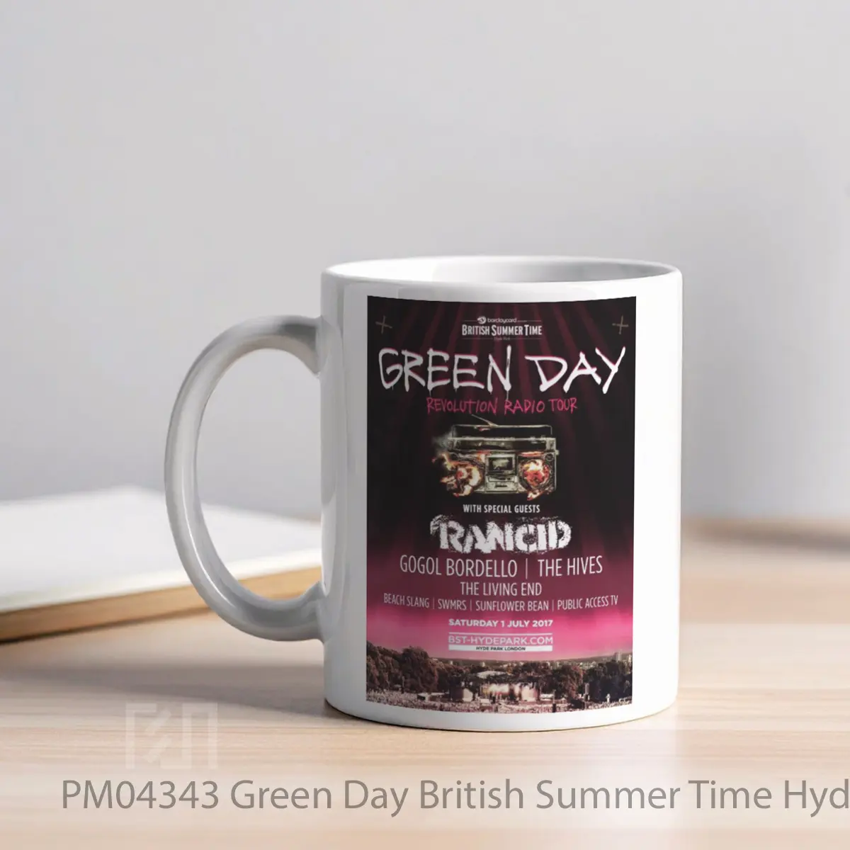 Mug Green Day British Summer Time Hyde Park 2017 MPM04343 - All-side / Desain
