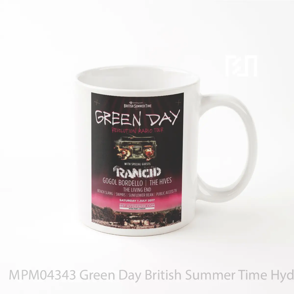 Mug Green Day British Summer Time Hyde Park 2017 MPM04343