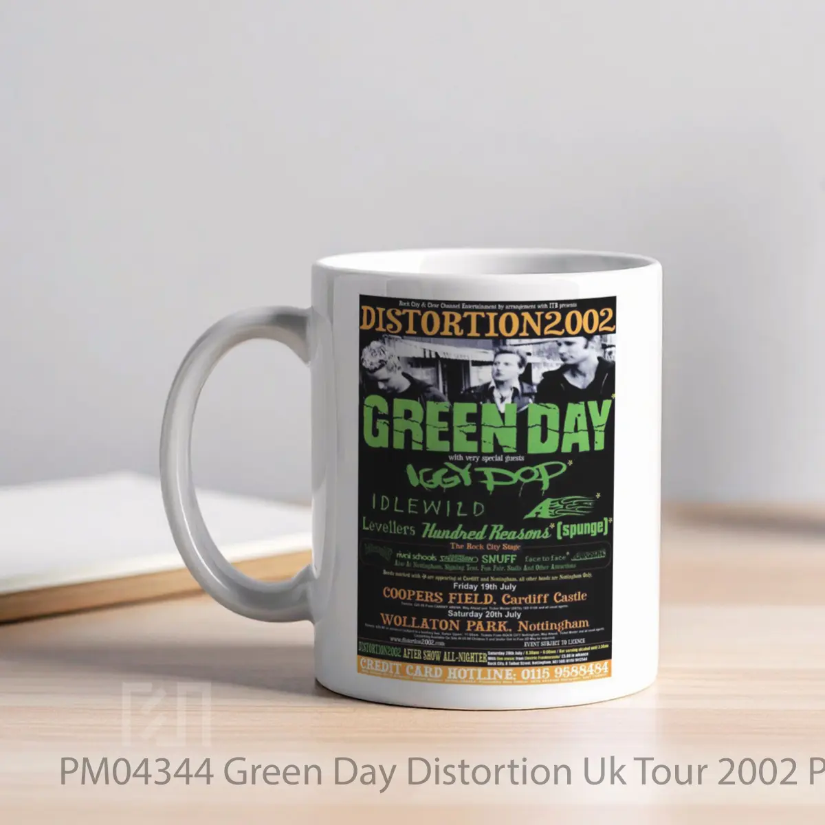 Mug Green Day Distortion Uk Tour 2002 MPM04344 - All-side / Desain