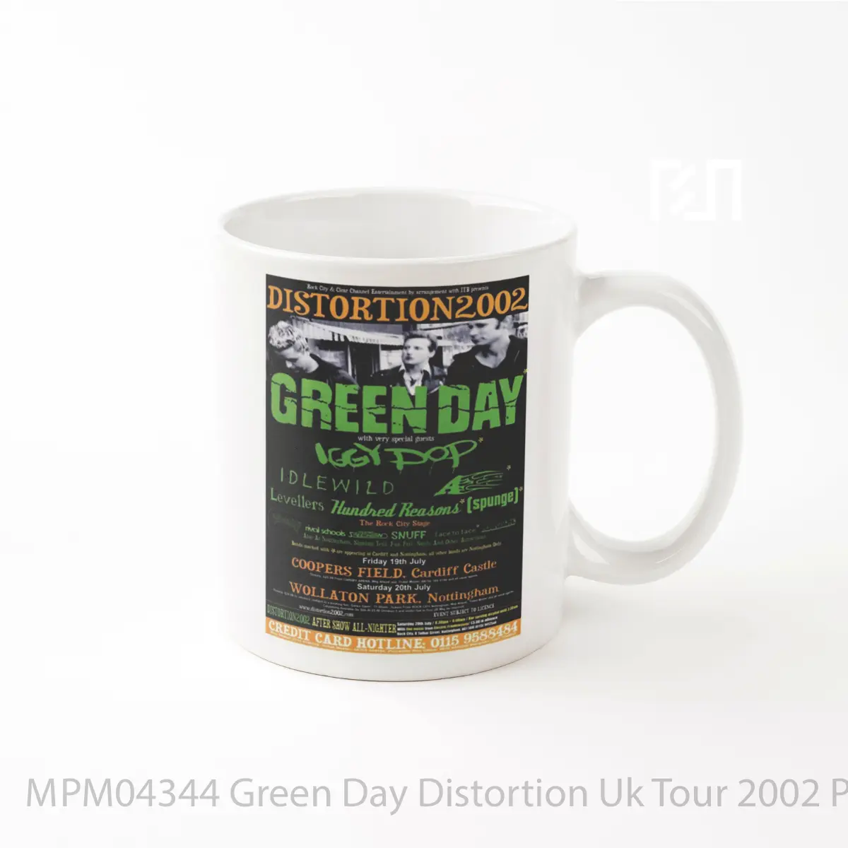 Mug Green Day Distortion Uk Tour 2002 MPM04344