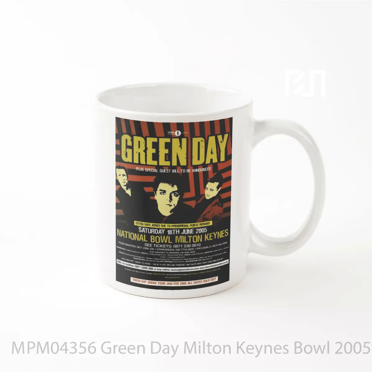 Mug Green Day Milton Keynes Bowl 2005 MPM04356