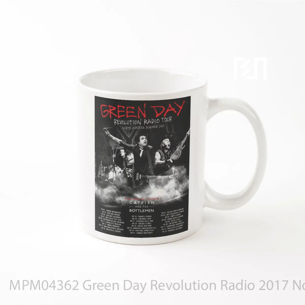 Mug Green Day Revolution Radio 2017 North America Summ MPM04362