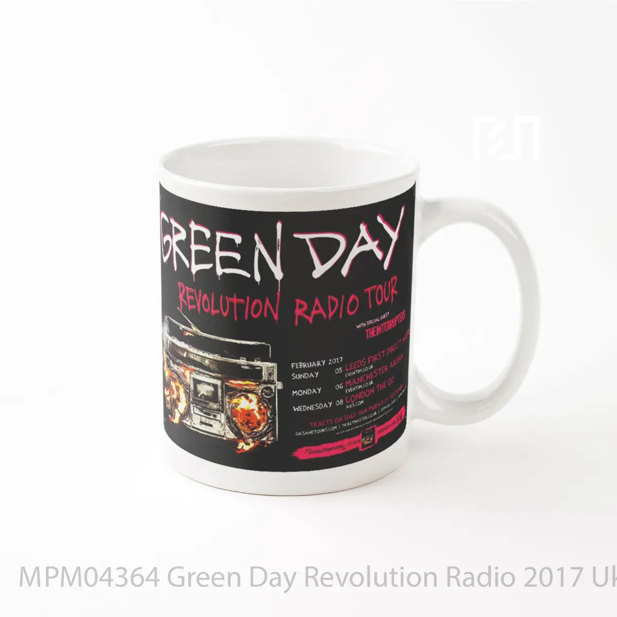 Mug Green Day Revolution Radio 2017 Uk Tour MPM04364