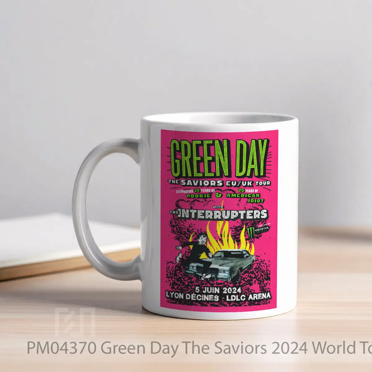 Mug Green Day The Saviors 2024 World Tour MPM04370 - All-side / Desain