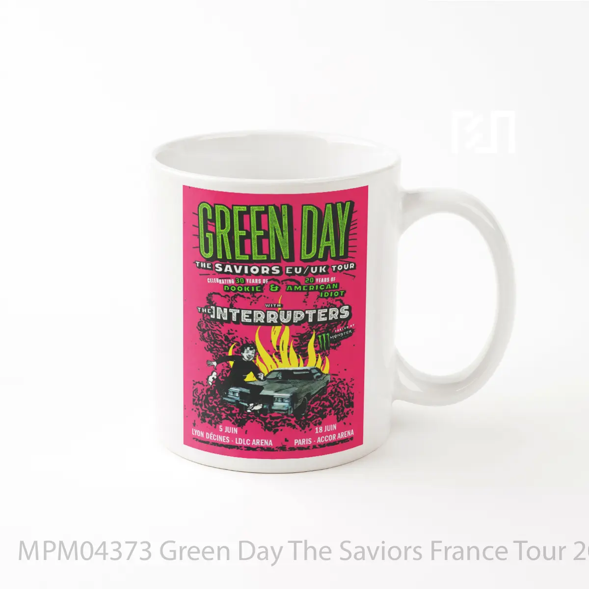 Mug Green Day The Saviors France Tour 2024 Lyon Ldlc Arena MPM04373
