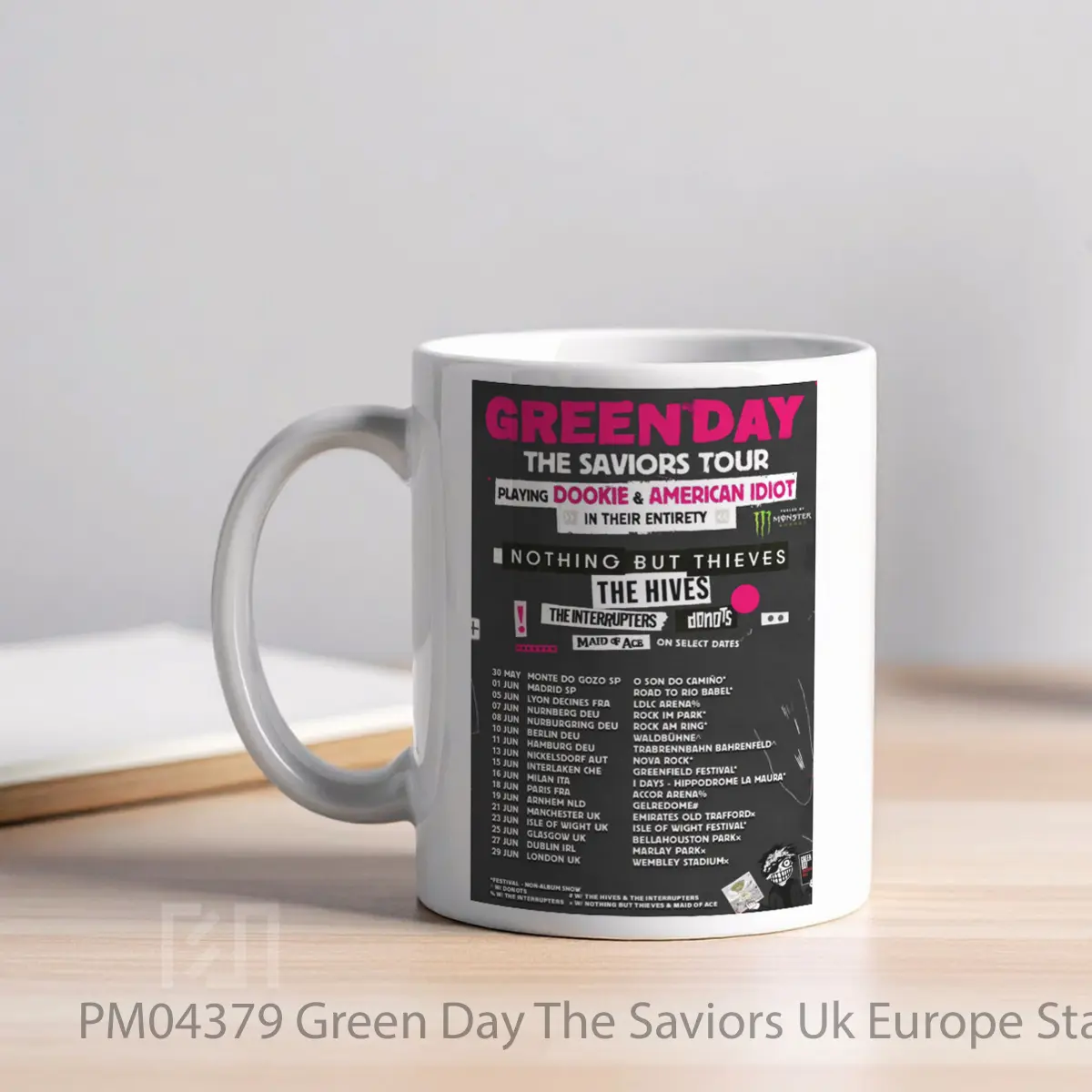 Mug Green Day The Saviors Uk Europe Stadium Tour 2024 MPM04379 - All-side / Desain